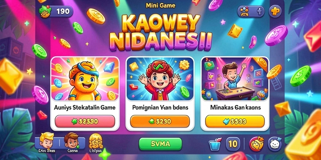Beragam pilihan permainan yang bisa dinikmati sepanjang hari.
