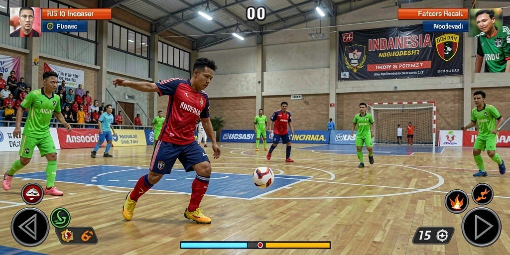 Fitur interaksi sosial untuk bermain bersama teman.