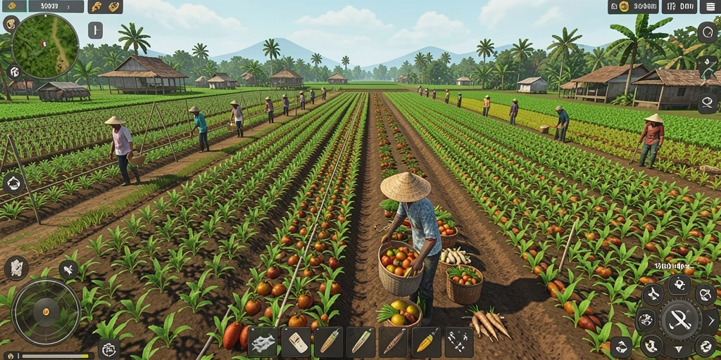 Pemandangan petualangan yang menakjubkan.